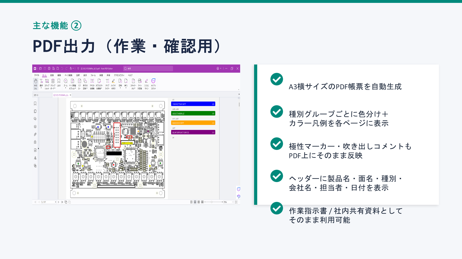 MountChecker PDF出力
